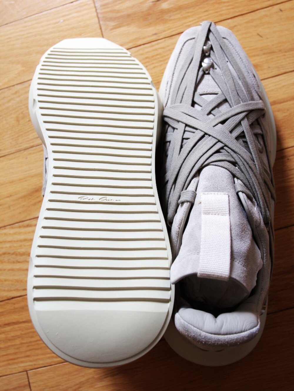 BNWT SS26 RICK OWENS "TEMPLE" MEGALACED GETH RUNNER 45 - Picture 5 of 9